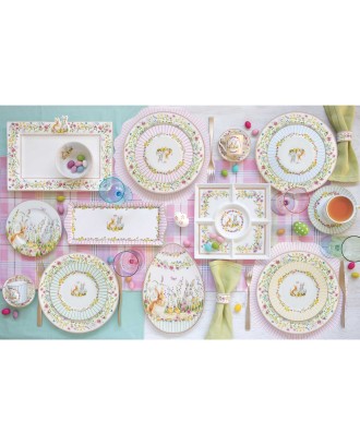 Platou din portelan, 35x15 cm, Happy Easter - SIMONA'S COOKSHOP
